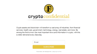 Forbes Crypto Confidential Sign Up